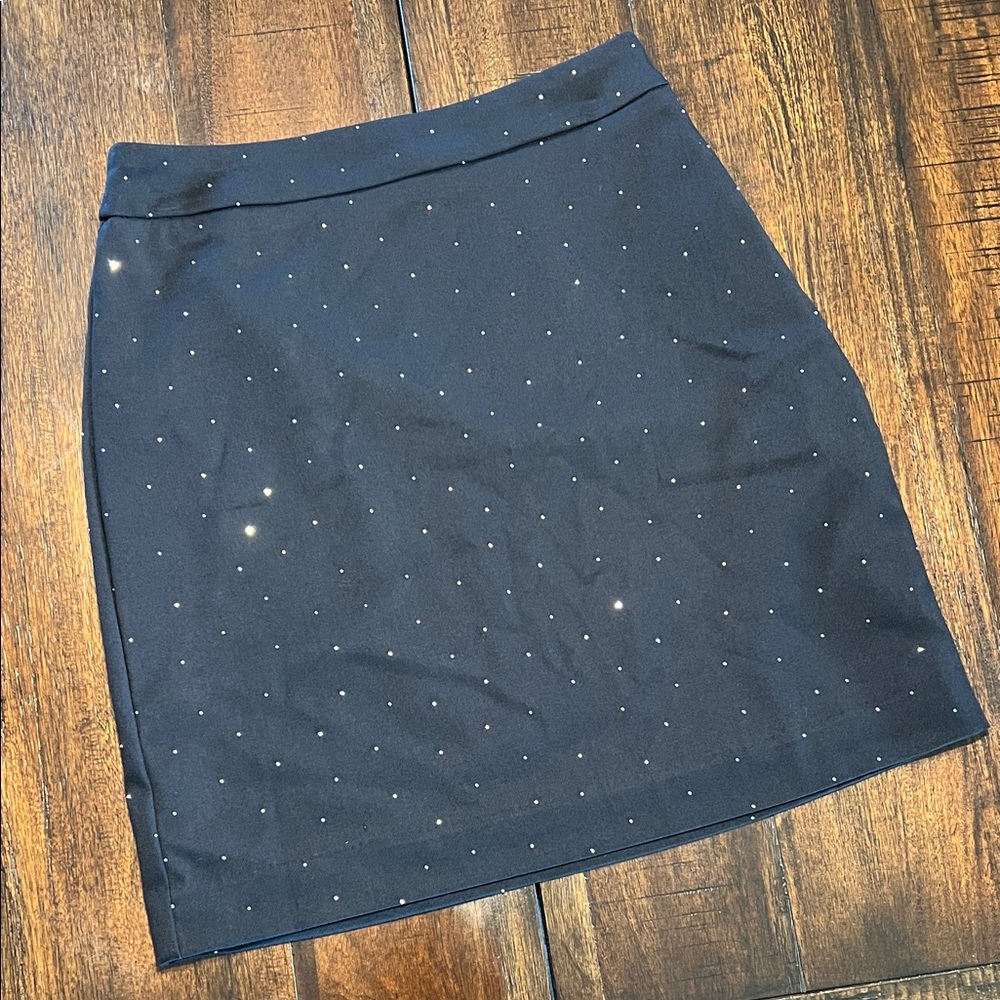 Nine West Women’s Mineral Black Skirt with rhinestones